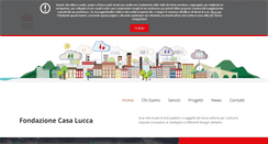 Desktop Screenshot of fondazionecasalucca.it