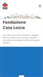 Mobile Screenshot of fondazionecasalucca.it
